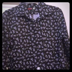 Buttoned Down Slim JF (J.Ferrar) Dress Shirt